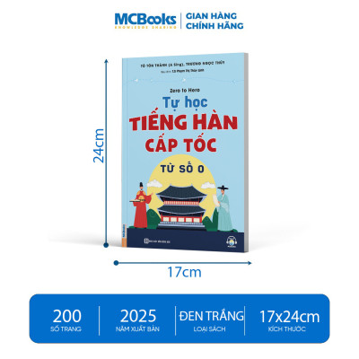 Zero To Hero Tự Học Tiếng Hàn Cấp Tốc Từ Số 0