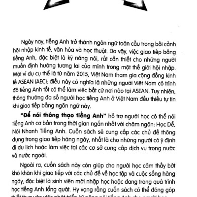 Để Nói Thông Thạo Tiếng Anh