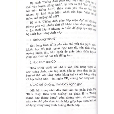 Tiếng Anh Giao Tiếp Hiện Đại - Sinh Hoạt Thường Ngày (Kèm CD)