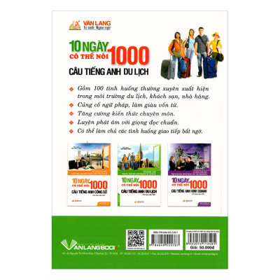 10 Ngày Có Thể Nói 1000 Câu Tiếng Anh Du Lịch (Kèm CD)