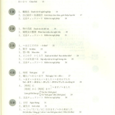 Tiếng Nhật Sơ Cấp 1: Viết - Nhớ Các Mẫu Câu