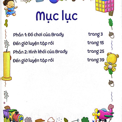 Brady Siêu Đỉnh - 365 Ngày Phát Triển Trí Tuệ - Level 1 - Đồ Chơi Và Hình Khối