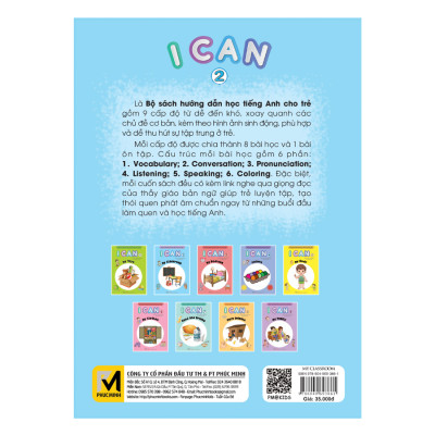 I Can My classroom - sách học tiếng Anh cho trẻ mầm non