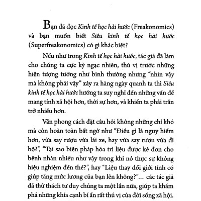 Siêu Kinh Tế Học Hài Hước ( tặng kèm bookmark Tuyệt Đẹp )