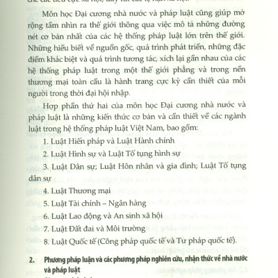 Sách - Giáo trình Đại cương về nhà nước và pháp luật (Tái bản lần thứ nhất)
