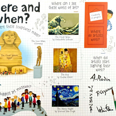 Usborne Lift-the-Flap Questions and Answers about Art