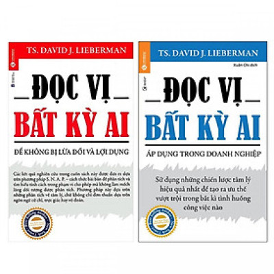 Combo Đọc Vị Bất Kỳ Ai - Để Không Bị Lừa Dối Và Lợi Dụng + Đọc Vị Bất Kỳ Ai - Áp Dụng Trong Doanh Nghiệp + Truyện song ngữ anh việt bìa mềm chú bé bánh gừng