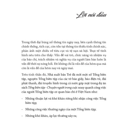 Tổng Biên Tập Chuyện Người Trong Cuộc