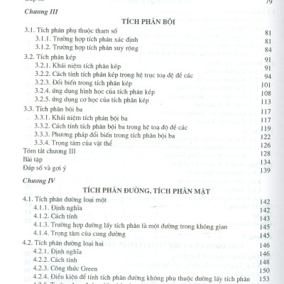 Toán Học Cao Cấp - Tập Ba: Phép Tính Giải Tích Nhiều Biến Số (Tái bản lần thứ hai mươi mốt, năm 2024)