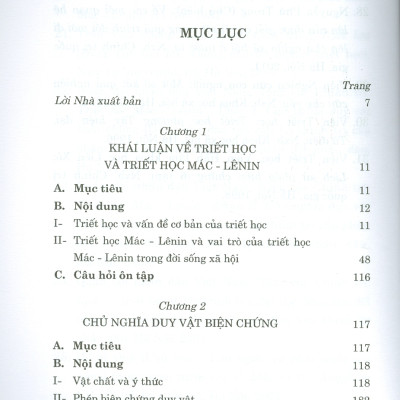 Combo 3 cuốn Giáo Trình Triết Học Mác – Lênin + Giáo Trình Kinh Tế Chính Trị Mác – Lênin + Giáo Trình Lịch Sử Đảng Cộng Sản Việt Nam (Dành Cho Bậc Đại Học Hệ Không Chuyên Lý Luận Chính Trị) - Bộ mới năm 2021