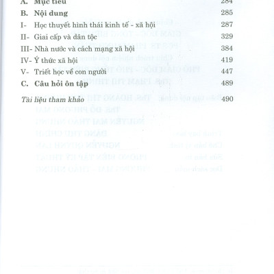Combo 4 cuốn Giáo Trình Dành Cho Bậc Đại Học Hệ Không Chuyên Lý Luận Chính Trị: Giáo Trình Triết Học Mác – Lênin + Giáo Trình Lịch Sử Đảng Cộng Sản Việt Nam + Giáo Trình Chủ Nghĩa Xã Hội Khoa Học + Giáo Trình Tư Tưởng Hồ Chí Minh