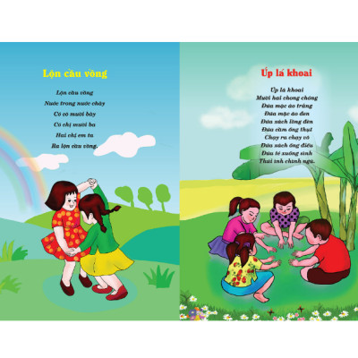 Sách - Combo 2c - Đồng dao cho bé - Động vật đáng yêu & Các trò chơi dân gian