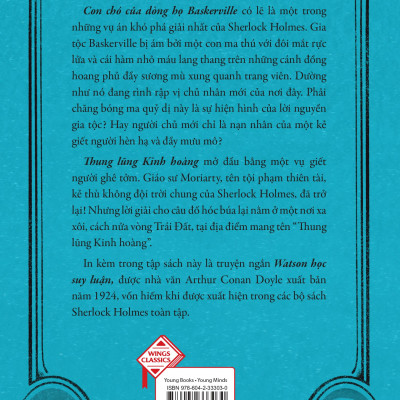 Con Chó Của Dòng Họ Baskerville & Thung Lũng Kinh Hoàng (Sherlock Holmes – 5) [Tặng Postcard]