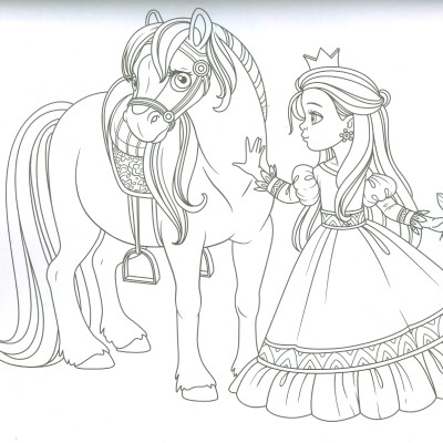 Fun With Princess - Activity And Colouring Book (Sách Tô Màu Cho Trẻ Em - Vui Cùng Công Chúa)