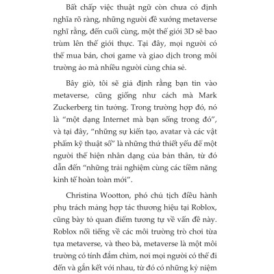 Metarvese - Cuộc Cách Mạng Tiếp Nối Blocchain, Nft Và Tiền Điện Tử