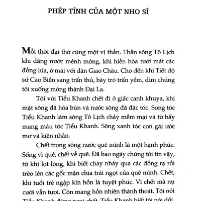 Phép Tính Của Một Nho Sĩ