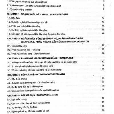 Combo Động Vật Học Không Xương Sống + Động Vật Học Có Xương Sống