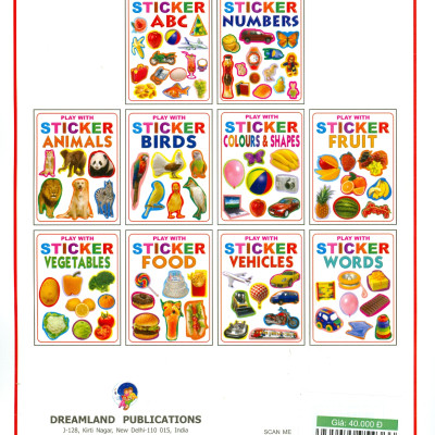 Play With Sticker - Vehicles (Chơi Cùng Hình Dán - Phương Tiện)