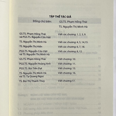 Sách Giáo Trình Luật Hành Chính Việt Nam