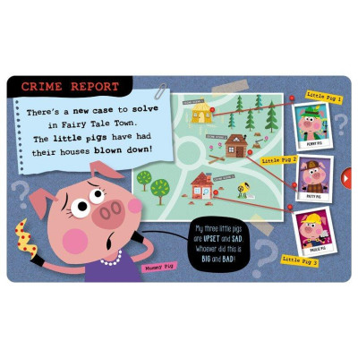 Sách ngoại văn: True Crime Fairy Tales The Three Little Pigs