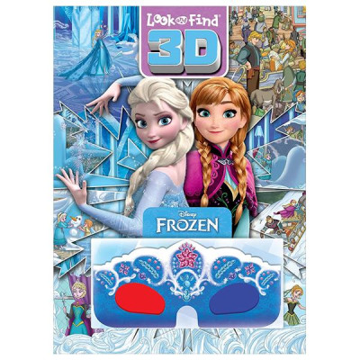 Sách ngoại văn: 3D Look And Find - Disney Frozen