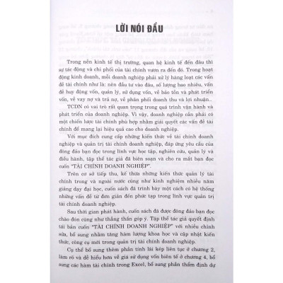 TÀI CHÍNH DOANH NGHIỆP TBL2