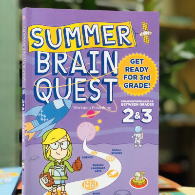 Sách summer brain quest phát triển tư duy iq cho bé - tiếng anh, 5 cuốn ( 5 - 10 tuổi )