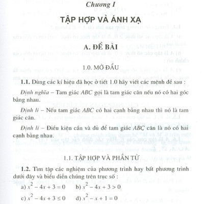 Bài Tập Toán Cao Cấp - Tập 1 - Đại Số Và Hình Học Giải Tích