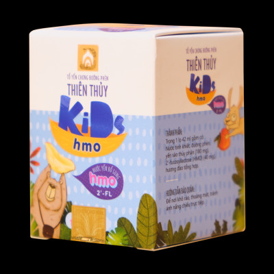 Nước Yến Sào Thiên Thủy Kids Hmo - Nhà Yến Nha Trang - Hộp 1 Lọ - Yến Kids - Tổ yến chưng sẵn dành cho trẻ em - Hàng Chính Hãng