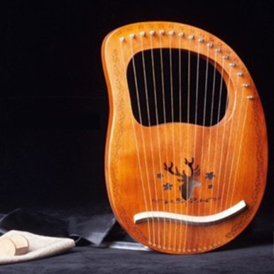 Đàn Hạc Lyre Harp I Đàn Lyre Harp 16 Phím Gỗ Tự Nhiên – Âm Vang Rõ, Tặng Full Phụ Kiện
