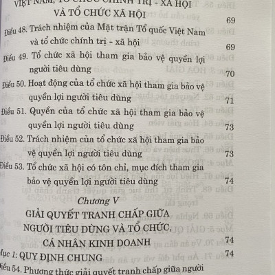 Luật Bảo Vệ Quyền Lợi Người Tiêu Dùng 