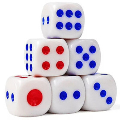 Combo 5 xí ngầu chơi cờ PaKaSa - Hàng chính hãng