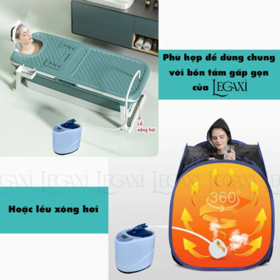 Máy Xông Hơi Khô Bồn Tắm Mini Tại Nhà Spa Khếch Tán Tinh Dầu Body Cơ Thể Hàng Nhập Khẩu Legaxi
