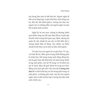 Trình Bày Thuyết Phục, Kế Hoạch Rõ Ràng, Kết Quả Thực Tế
