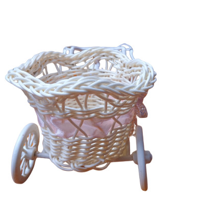 Xe Đạp Ba Bánh Đựng Hoa Trang Trí Bàn Kích thước dài 08cm cao 04cm