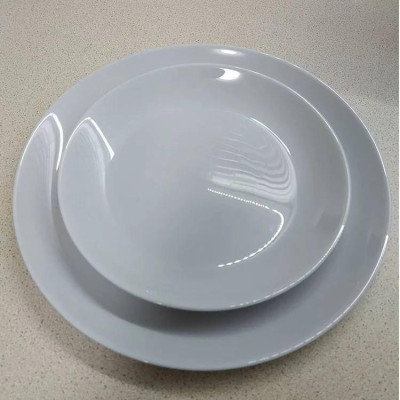 Đĩa (dĩa) thủy tinh nông lòng Luminarc Diwali Granit 19cm P0704 | Hàng chính hãng