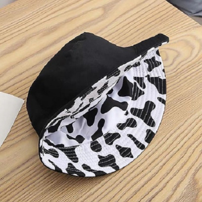  Nón Bucket Bò Sữa 2 Mặt Kiểu Dáng Thời Trang