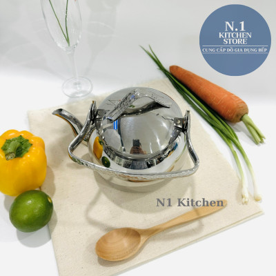 Ấm inox cao cấp Korkmaz Tombik - Hàng Chính Hãng