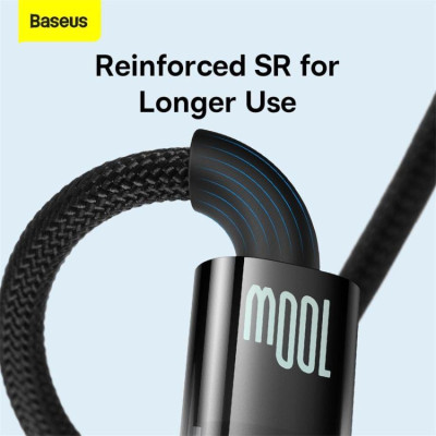 Cáp sạc Baseus Explorer Series USB to Type-C 100W Tự Ngắt, truyền dữ liệu, sạc nhanh, có đèn led - hàng chính hãng