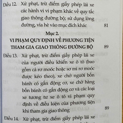 Nghị định 168/2024/NĐ-CP ngày 26-12-2024 của Chính Phủ Quy Định Xử Phạt Vi Phạm Hành Chính Về Trật Tự, An Toàn Giao Thông Trong Lĩnh Vực Giao Thông Đường Bộ; Trừ Điểm, Phục Hồi Điểm Giấy Phép Lái Xe