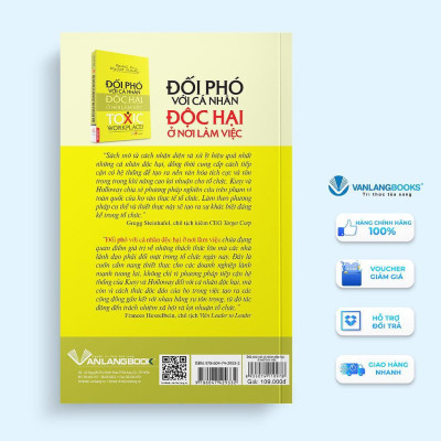 Sách - Đối Phó Với Các Cá Nhân Độc Hại Ở Nơi Làm Việc - Mitchell Kusy & Elizabeth Holloway - VanLangBooks
