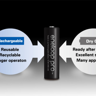 Bộ pin sạc PanaSonic Eneloop 2550 Mah (Made in Japan) - Hàng chính hãng