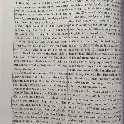 Luật Các Tổ Chức Tín Dụng Năm 2024 - So Sánh và Bình Luận