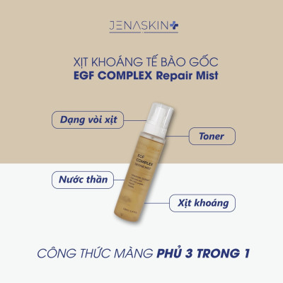 Xịt Khoáng Tế Bào Gốc - Xịt Dưỡng Ẩm, Cấp Nước Và Dịu Da Jenaskin EGF Complex Repair Mist 150ml