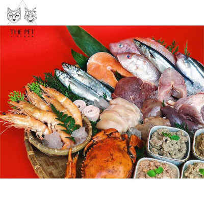 Thức Ăn Chó Mèo Dạng Pate Tươi THEPETVN Vị Tôm (Prawn Pet Paste)