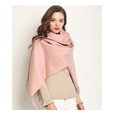 KHĂN CHOÀNG CASHMERE TRƠN MÀU CAO CẤP HÀNG LOẠI I MS06