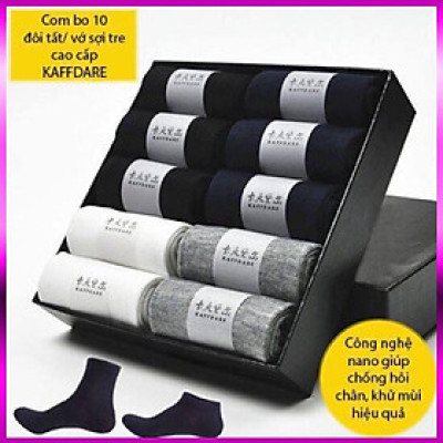 HỘP 10 đôi tất chống thối cổ cao