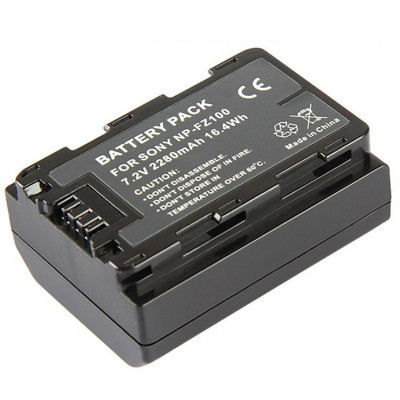 ROGTZ - Pin Li-ion NP-FZ100 7.2V 2280mAh Cho Máy Ảnh Sony FX3, FX30, A1, A9, A9 II, A7R III, A7S III, A7 III, A7 IV, A6600, A7C Dung lượng cao, Sạc nhiều lần không giảm hiệu suất, Ổn định, An toàn - Hàng Chính Hãng