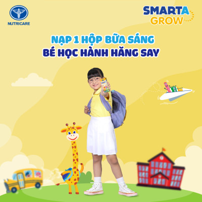 Thùng 48 hộp Sữa dinh dưỡng Smarta Grow Trái Cây 110ml