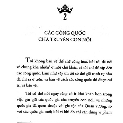 Quân Vương – Thuật Cai Trị (Tái Bản)